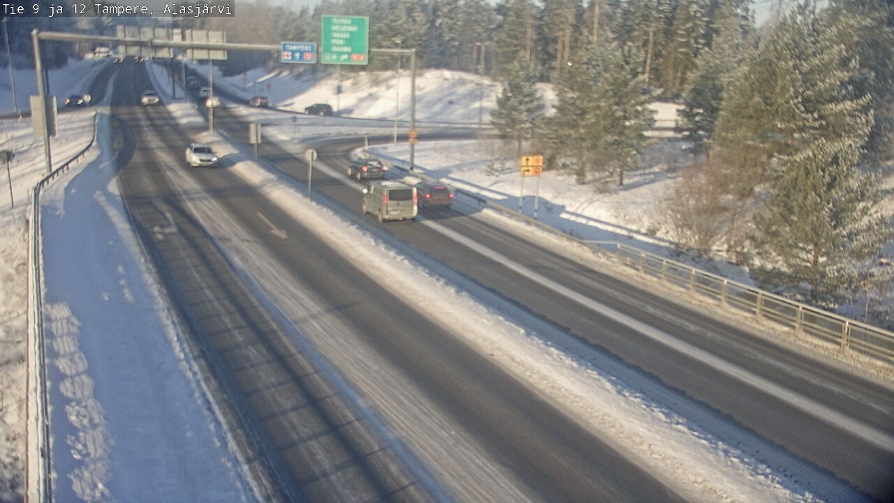 Weather Camera Image Väg 12 Tammerfors, Alasjärvi, Tampere, Pirkanmaa