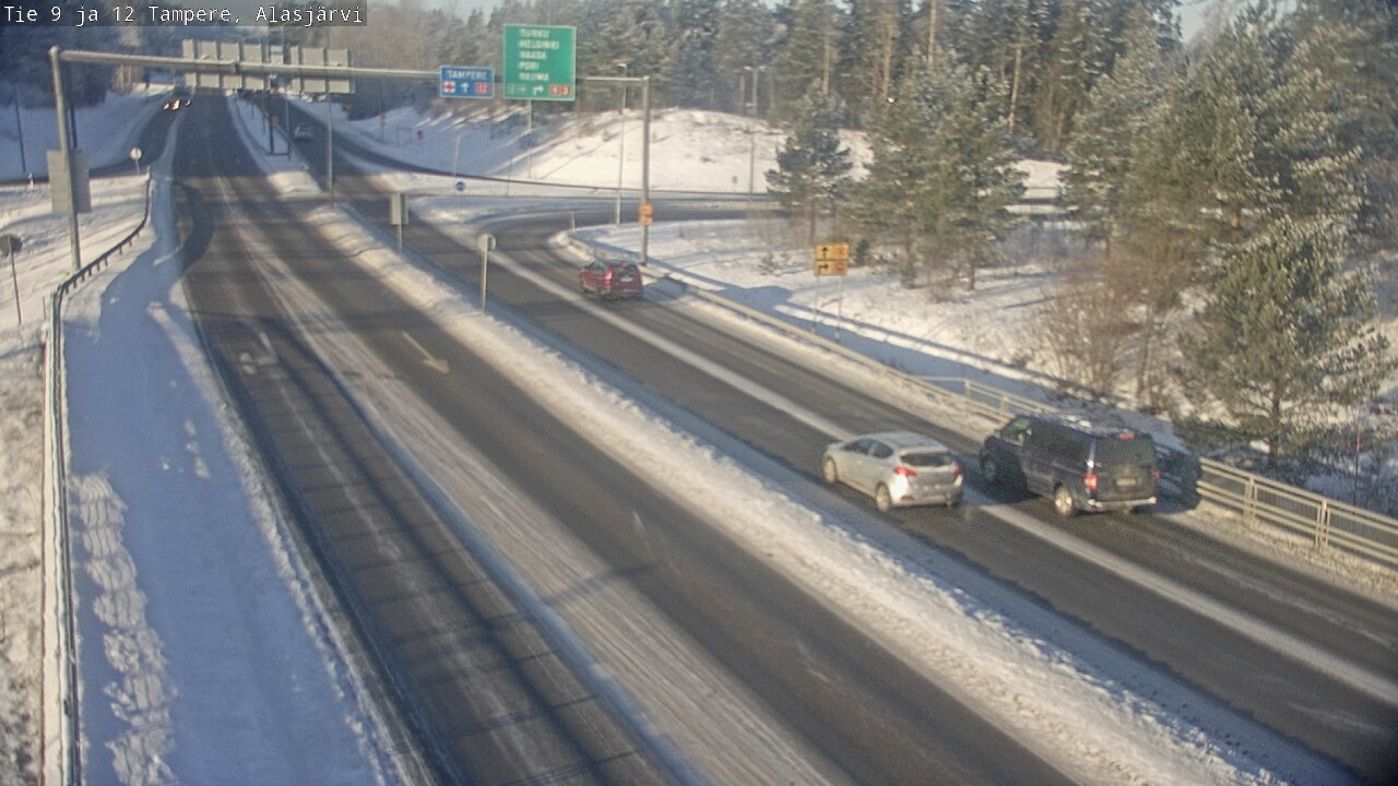 Weather Camera Image Väg 12 Tammerfors, Alasjärvi, Tampere, Pirkanmaa