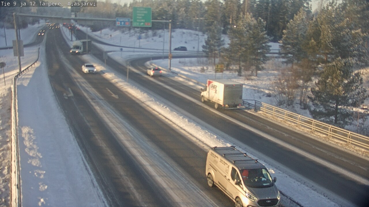Weather Camera Image Väg 12 Tammerfors, Alasjärvi, Tampere, Pirkanmaa