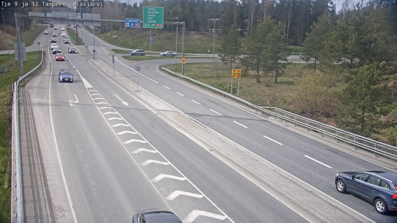 Weather Camera Image Road 12 Tampere, Alasjärvi, Tampere, Pirkanmaa