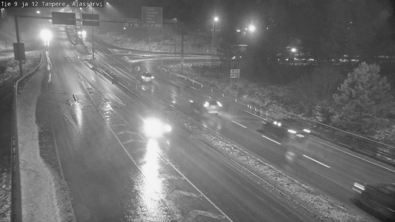 Weather Camera Image Väg 12 Tammerfors, Alasjärvi, Tampere, Pirkanmaa