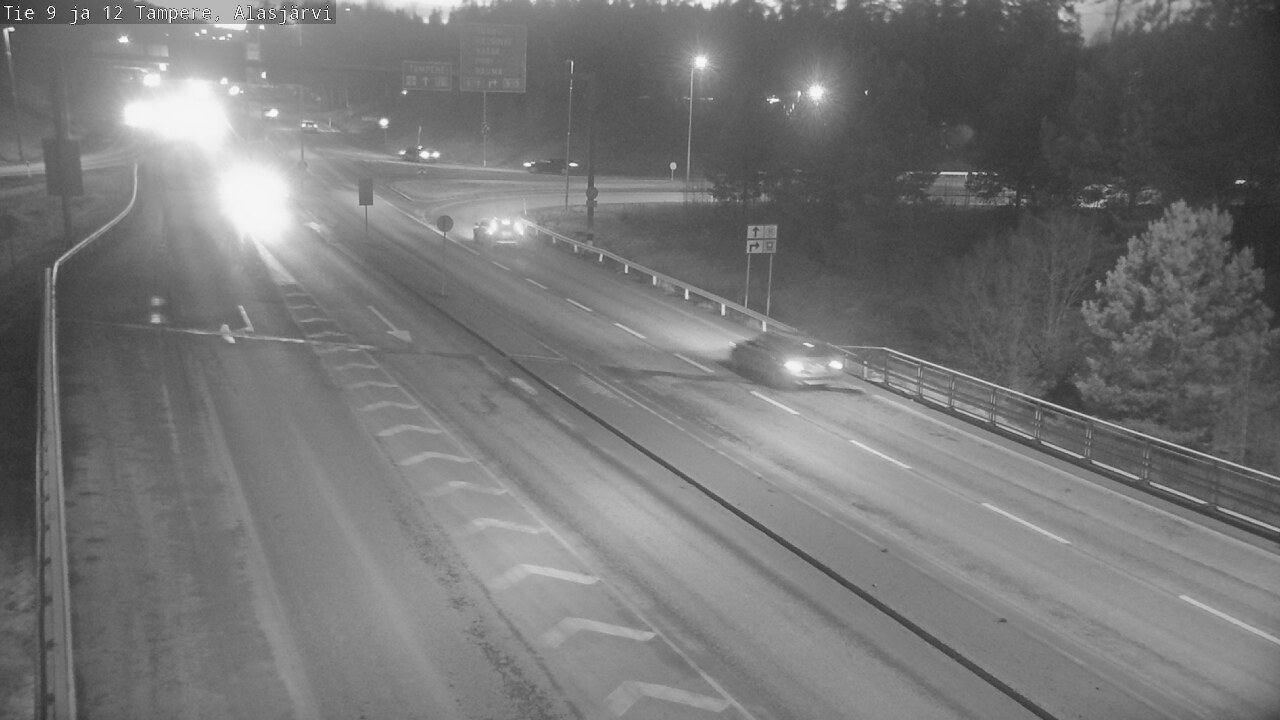 Weather Camera Image Road 12 Tampere, Alasjärvi, Tampere, Pirkanmaa