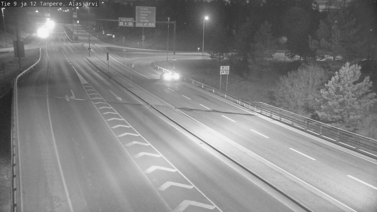 Weather Camera Image Väg 12 Tammerfors, Alasjärvi, Tampere, Pirkanmaa