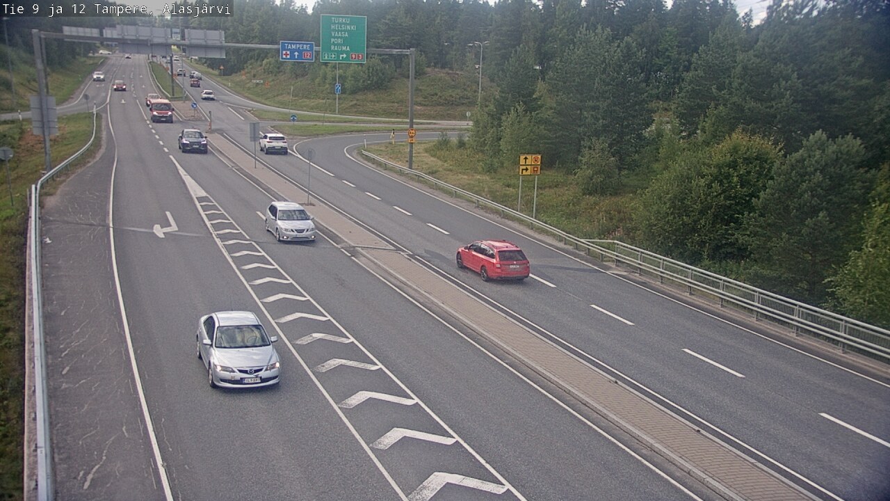 Kelikamerat Kuva Tie 12 Tampere, Alasjärvi, Tampere, Pirkanmaa