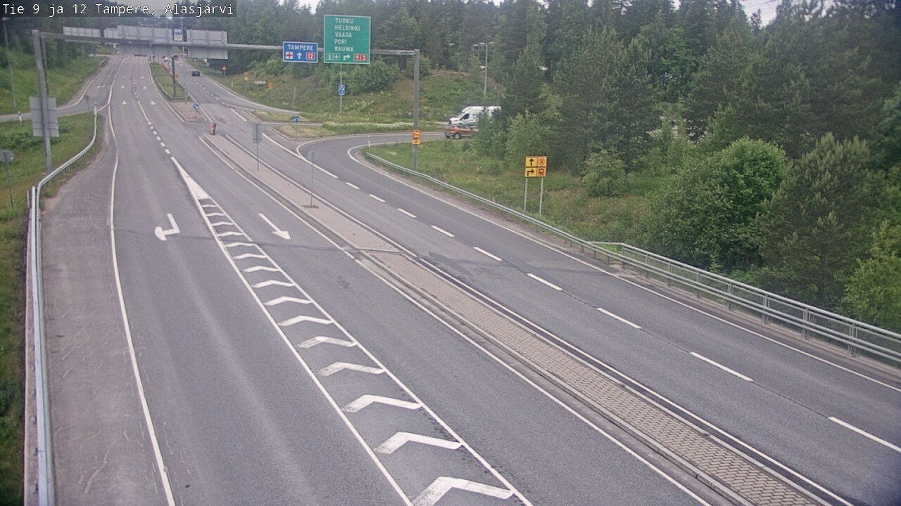 Weather Camera Image Väg 12 Tammerfors, Alasjärvi, Tampere, Pirkanmaa