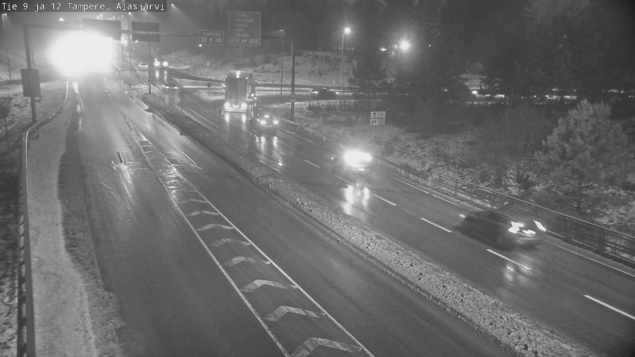 Weather Camera Image Väg 12 Tammerfors, Alasjärvi, Tampere, Pirkanmaa