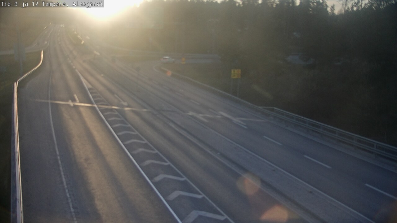 Weather Camera Image Road 12 Tampere, Alasjärvi, Tampere, Pirkanmaa