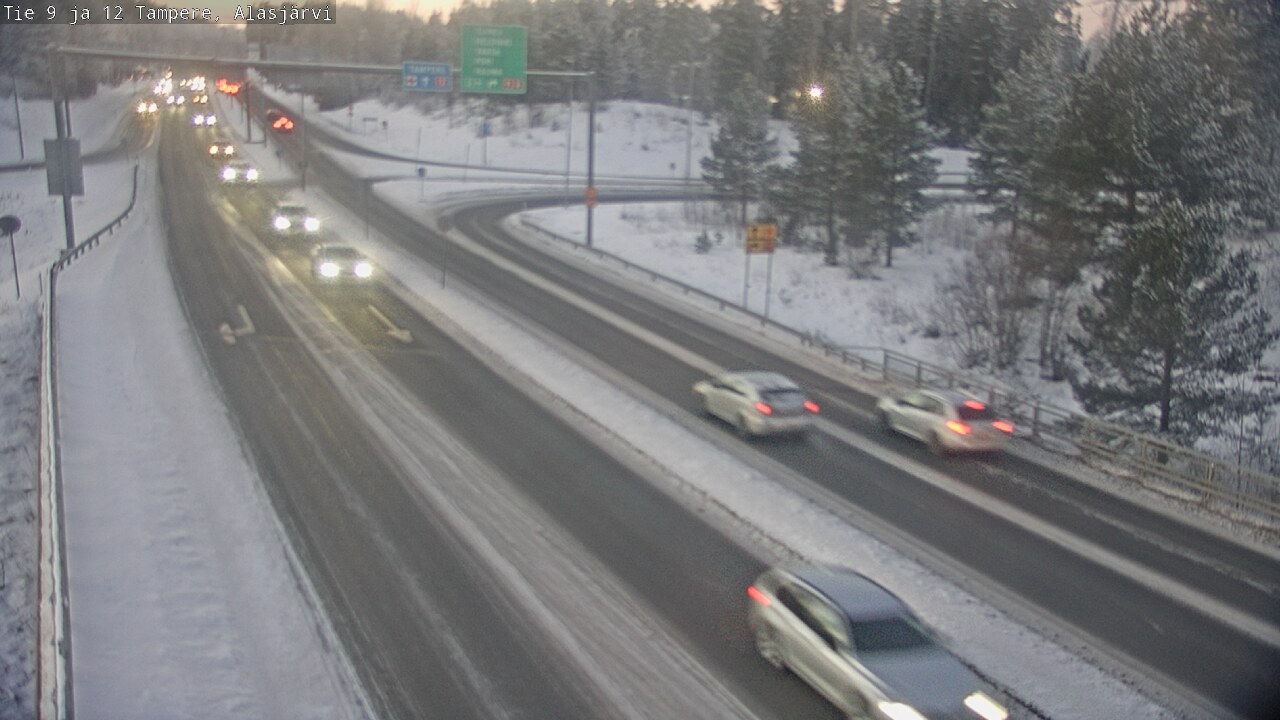 Weather Camera Image Road 12 Tampere, Alasjärvi, Tampere, Pirkanmaa