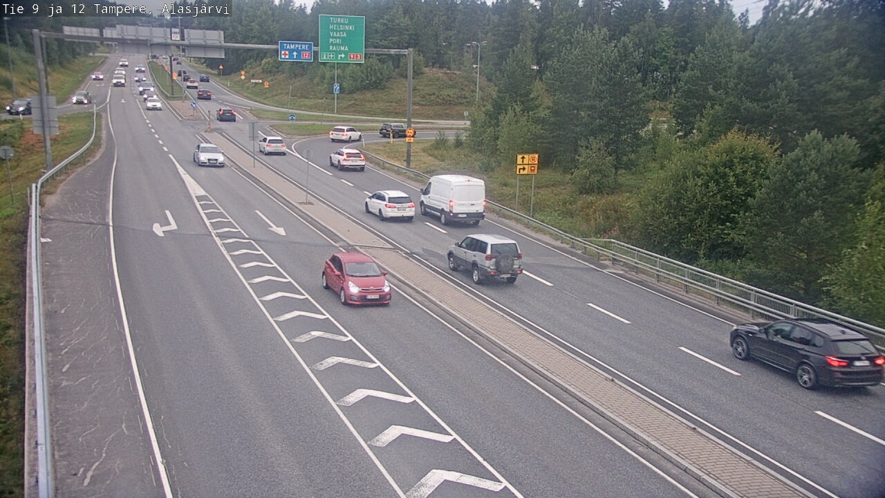 Weather Camera Image Road 12 Tampere, Alasjärvi, Tampere, Pirkanmaa