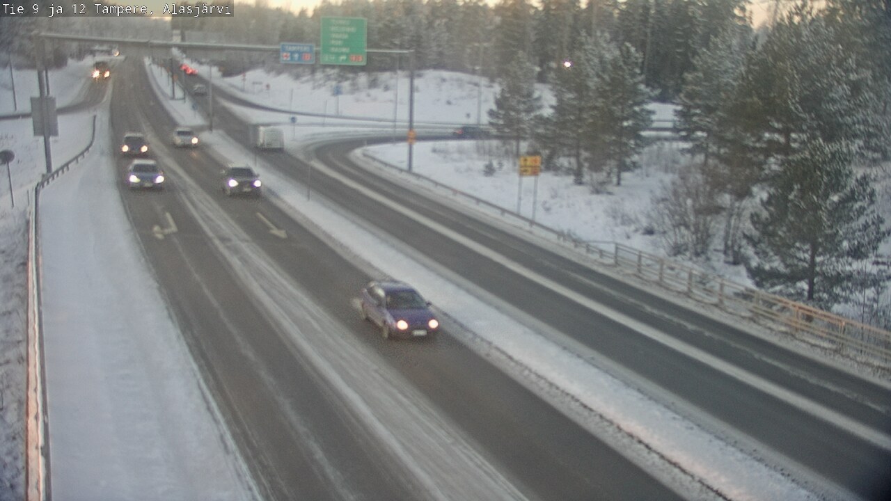 Weather Camera Image Road 12 Tampere, Alasjärvi, Tampere, Pirkanmaa