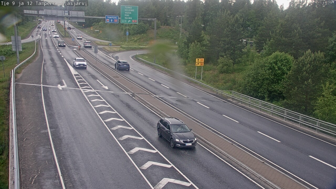 Kelikamerat Kuva Tie 12 Tampere, Alasjärvi, Tampere, Pirkanmaa