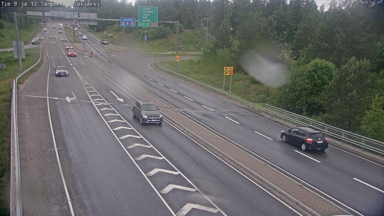 Weather Camera Image Väg 12 Tammerfors, Alasjärvi, Tampere, Pirkanmaa