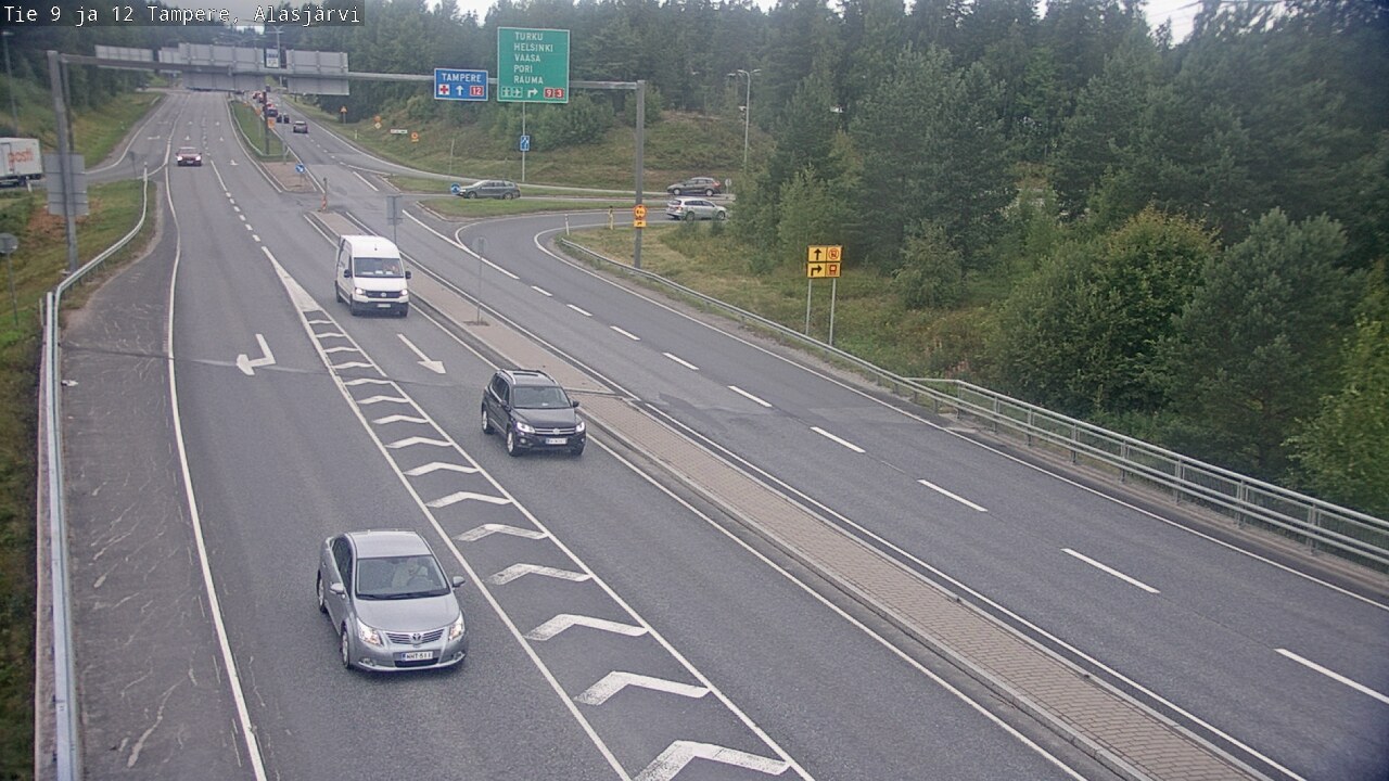 Weather Camera Image Road 12 Tampere, Alasjärvi, Tampere, Pirkanmaa