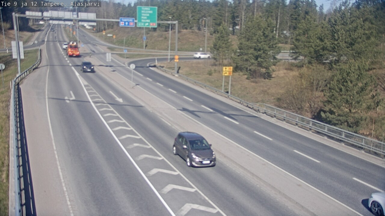 Kelikamerat Kuva Tie 12 Tampere, Alasjärvi, Tampere, Pirkanmaa