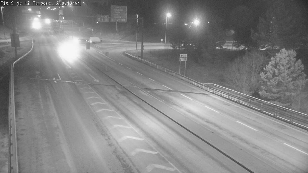 Weather Camera Image Väg 12 Tammerfors, Alasjärvi, Tampere, Pirkanmaa