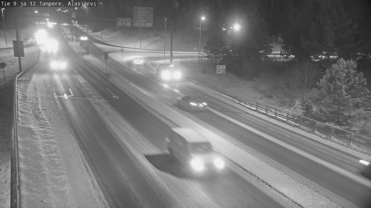 Weather Camera Image Road 12 Tampere, Alasjärvi, Tampere, Pirkanmaa