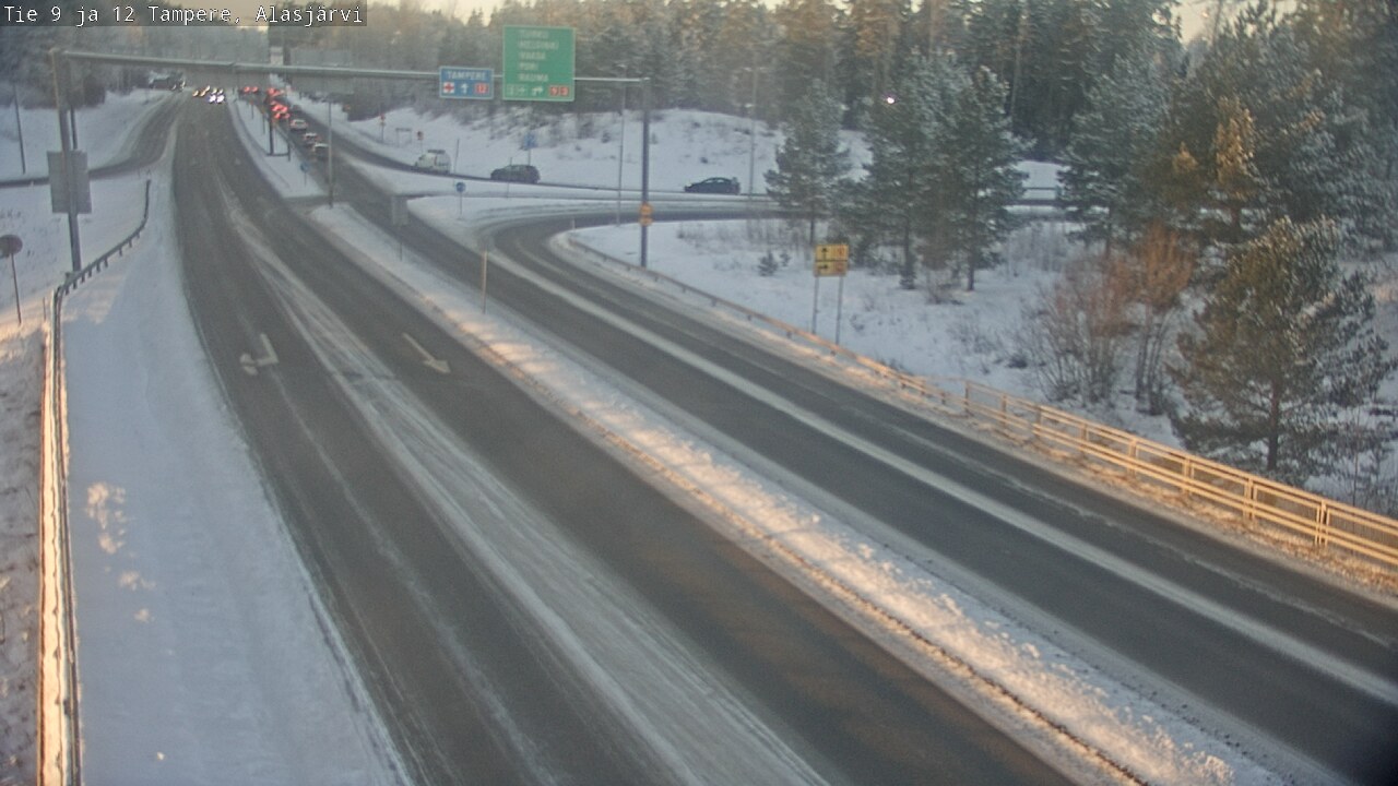 Weather Camera Image Road 12 Tampere, Alasjärvi, Tampere, Pirkanmaa