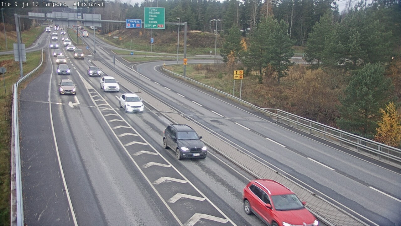 Kelikamerat Kuva Tie 12 Tampere, Alasjärvi, Tampere, Pirkanmaa