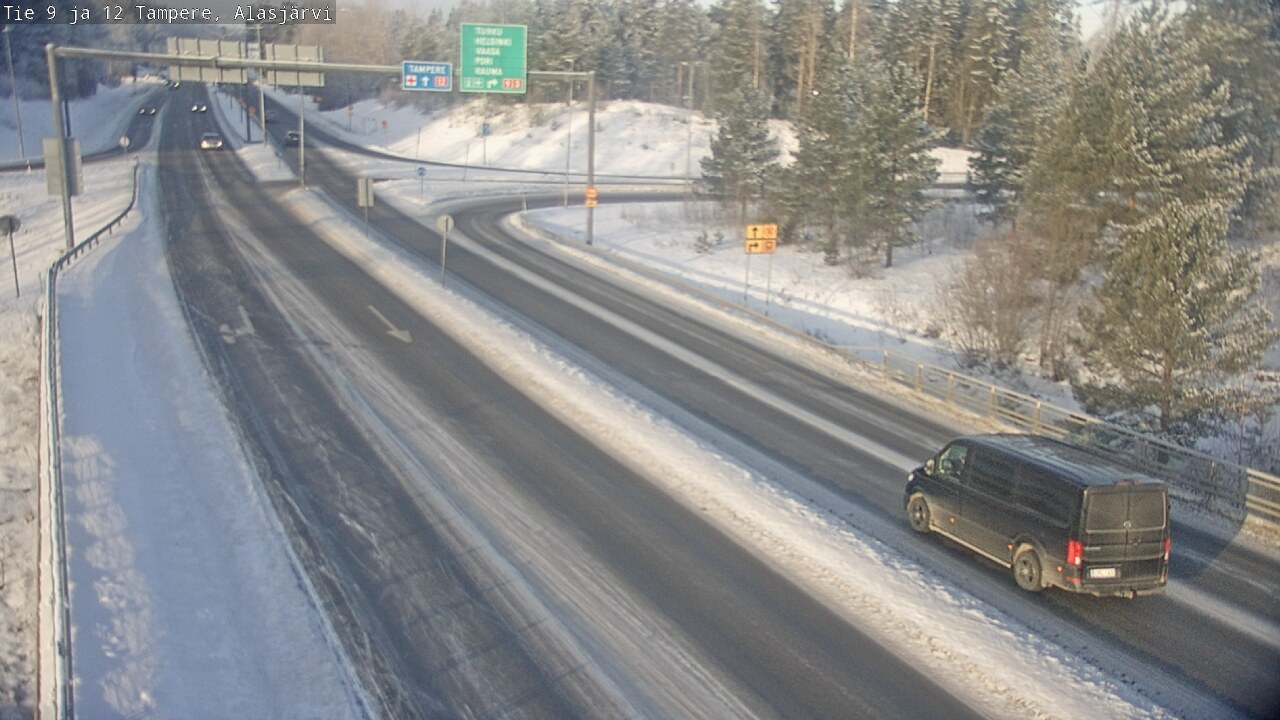 Weather Camera Image Väg 12 Tammerfors, Alasjärvi, Tampere, Pirkanmaa