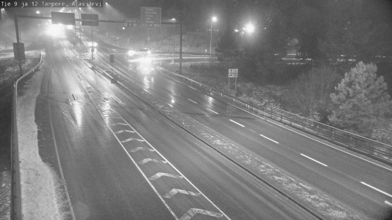 Weather Camera Image Väg 12 Tammerfors, Alasjärvi, Tampere, Pirkanmaa
