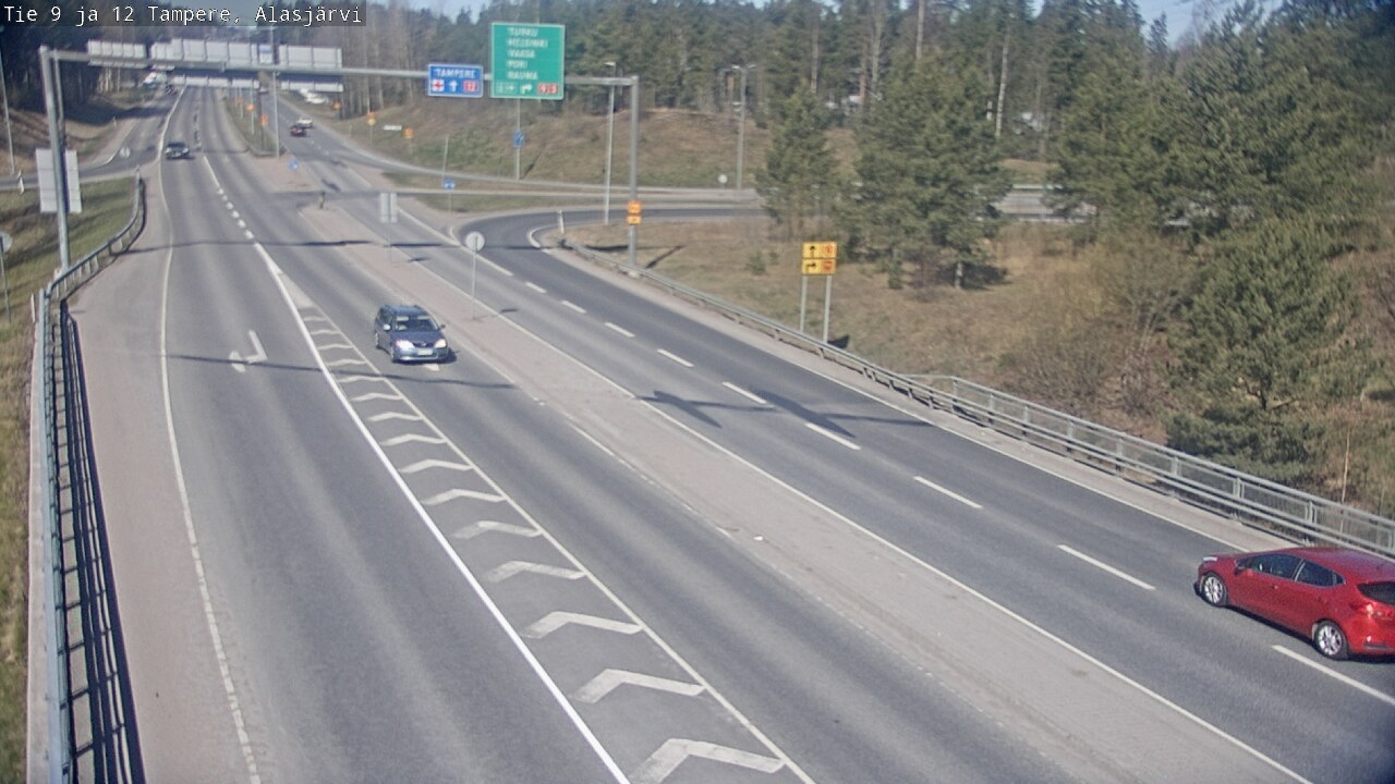 Kelikamerat Kuva Tie 12 Tampere, Alasjärvi, Tampere, Pirkanmaa