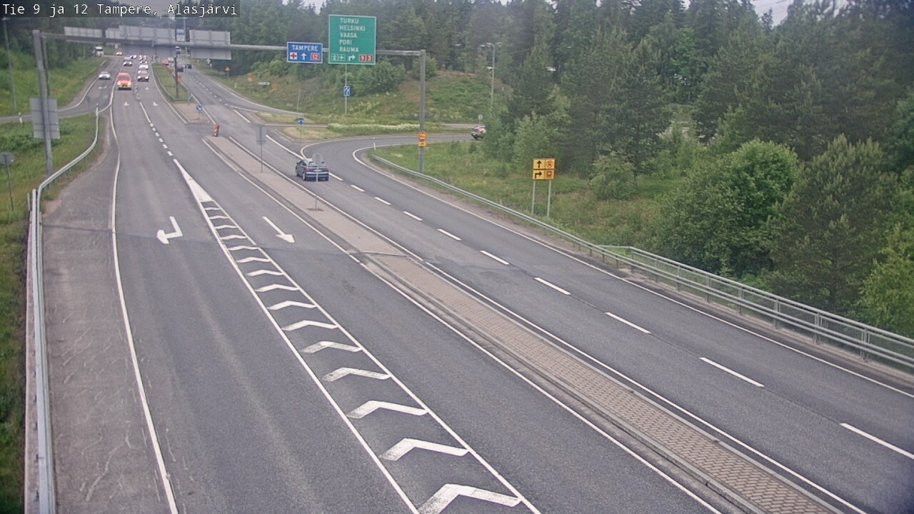 Weather Camera Image Väg 12 Tammerfors, Alasjärvi, Tampere, Pirkanmaa