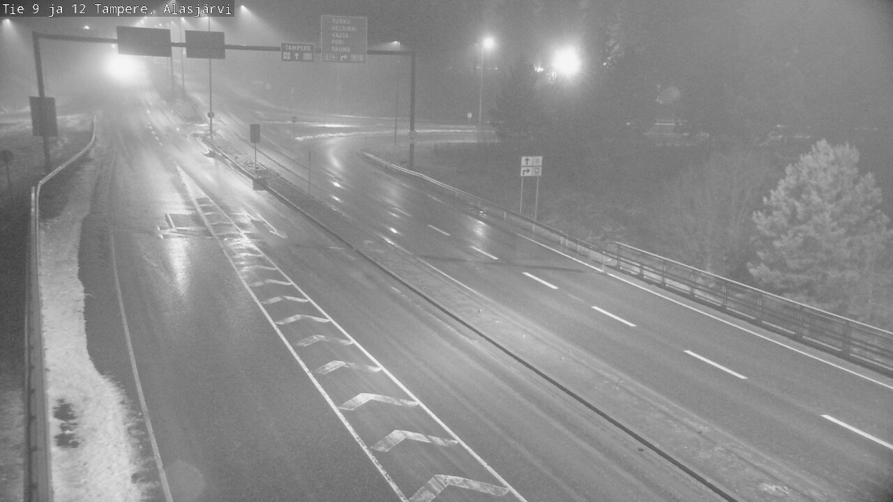 Weather Camera Image Väg 12 Tammerfors, Alasjärvi, Tampere, Pirkanmaa