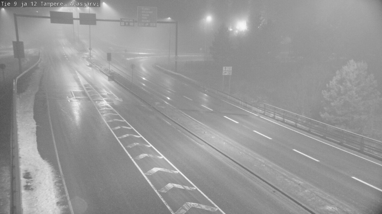 Weather Camera Image Väg 12 Tammerfors, Alasjärvi, Tampere, Pirkanmaa