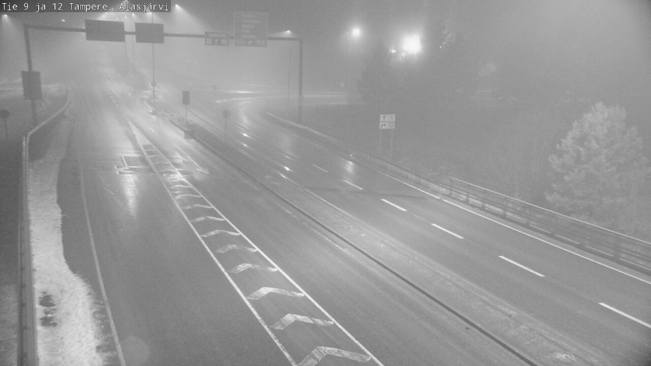 Weather Camera Image Väg 12 Tammerfors, Alasjärvi, Tampere, Pirkanmaa