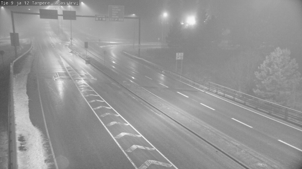 Weather Camera Image Väg 12 Tammerfors, Alasjärvi, Tampere, Pirkanmaa