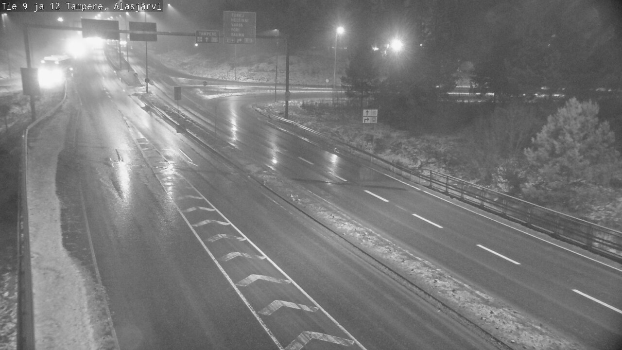 Weather Camera Image Väg 12 Tammerfors, Alasjärvi, Tampere, Pirkanmaa