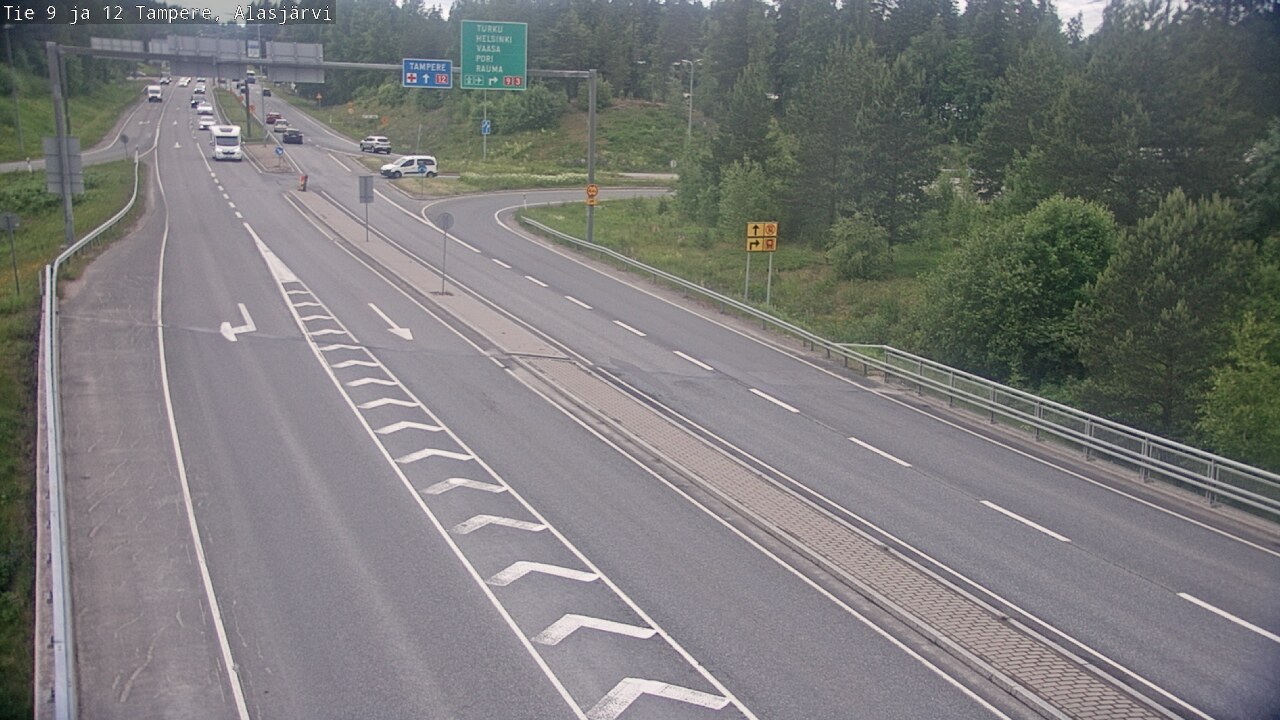 Weather Camera Image Väg 12 Tammerfors, Alasjärvi, Tampere, Pirkanmaa