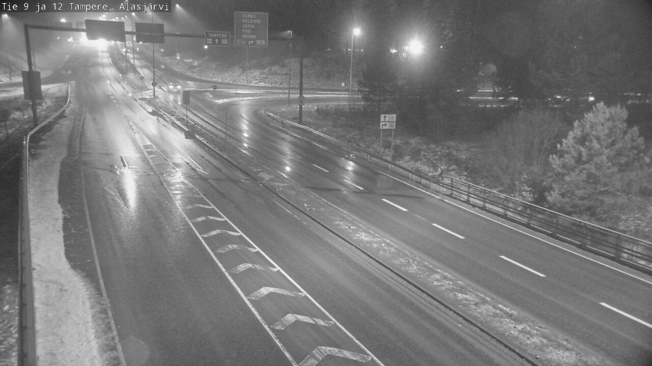 Weather Camera Image Väg 12 Tammerfors, Alasjärvi, Tampere, Pirkanmaa