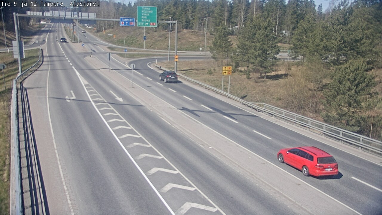 Kelikamerat Kuva Tie 12 Tampere, Alasjärvi, Tampere, Pirkanmaa