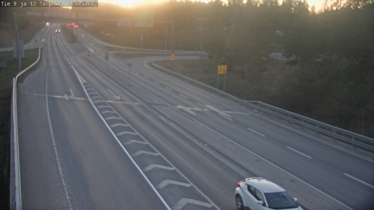 Weather Camera Image Road 12 Tampere, Alasjärvi, Tampere, Pirkanmaa