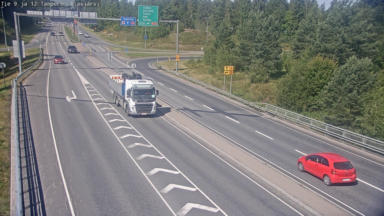 Kelikamerat Kuva Tie 12 Tampere, Alasjärvi, Tampere, Pirkanmaa