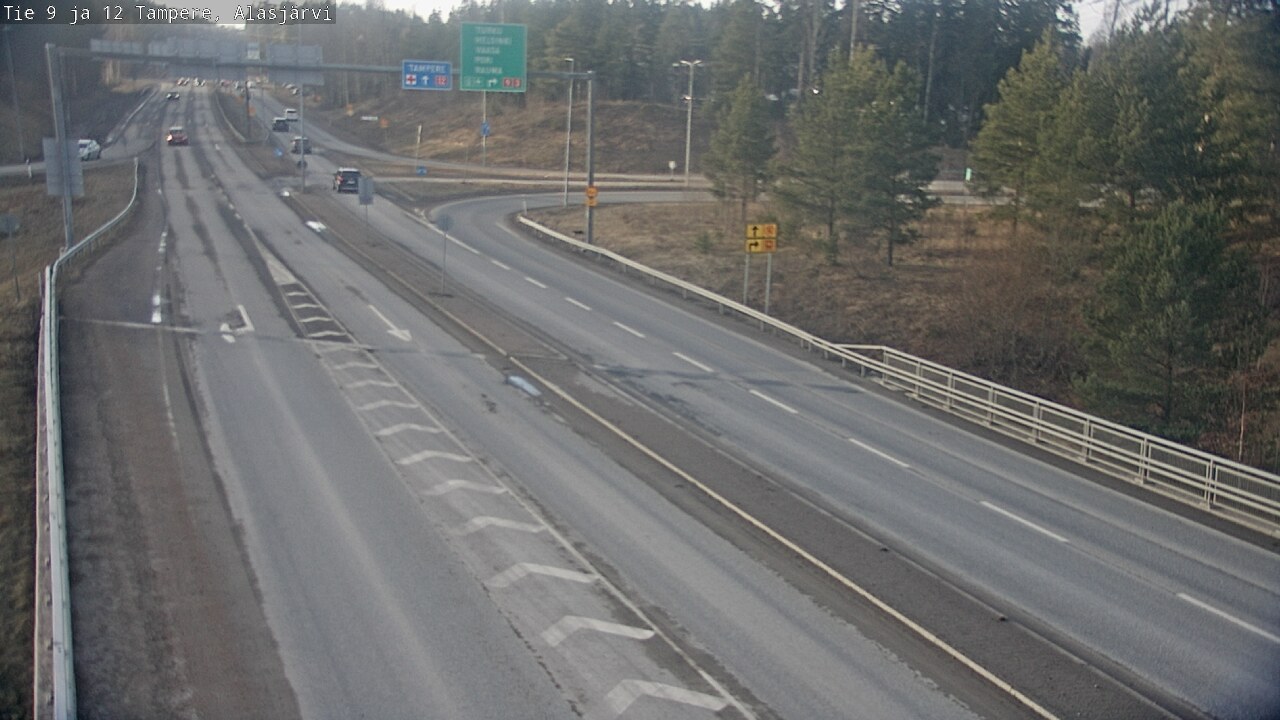 Weather Camera Image Road 12 Tampere, Alasjärvi, Tampere, Pirkanmaa