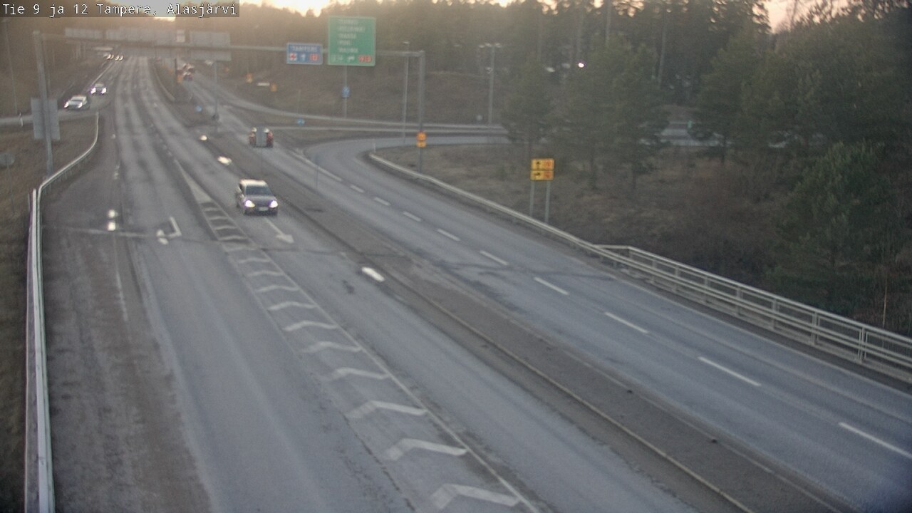 Weather Camera Image Road 12 Tampere, Alasjärvi, Tampere, Pirkanmaa