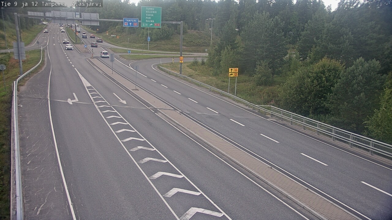 Kelikamerat Kuva Tie 12 Tampere, Alasjärvi, Tampere, Pirkanmaa