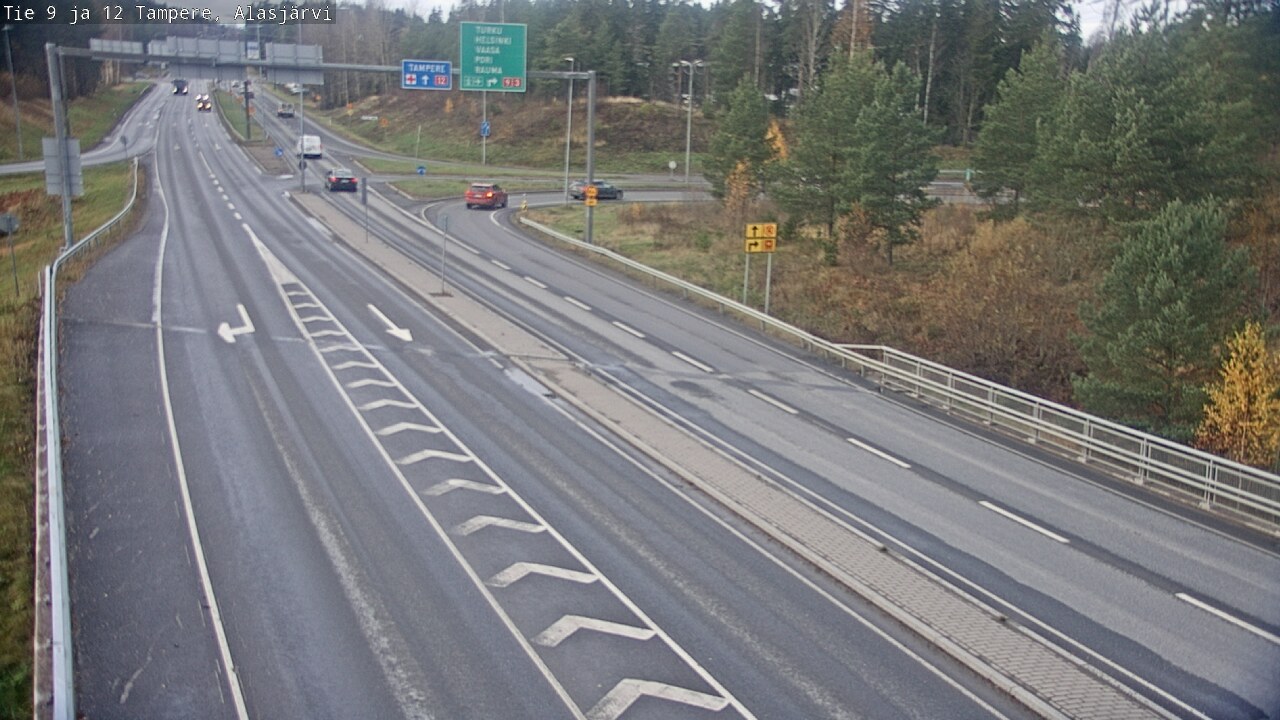 Kelikamerat Kuva Tie 12 Tampere, Alasjärvi, Tampere, Pirkanmaa