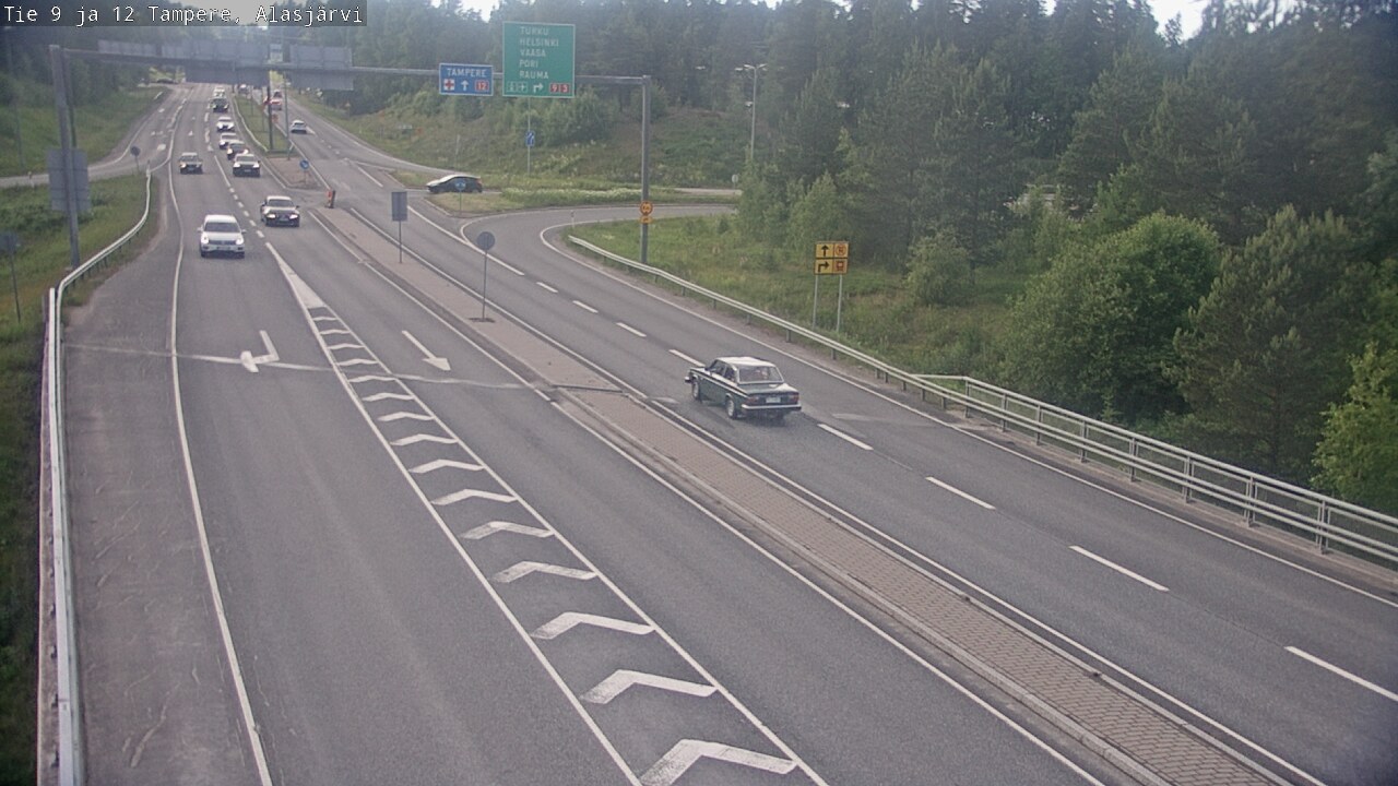 Weather Camera Image Väg 12 Tammerfors, Alasjärvi, Tampere, Pirkanmaa