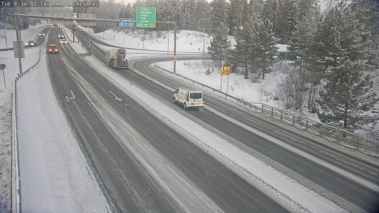 Weather Camera Image Väg 12 Tammerfors, Alasjärvi, Tampere, Pirkanmaa