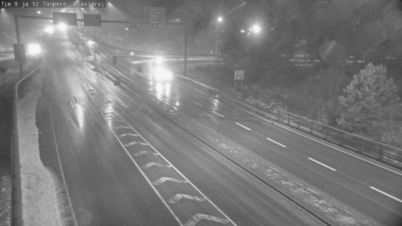 Weather Camera Image Väg 12 Tammerfors, Alasjärvi, Tampere, Pirkanmaa