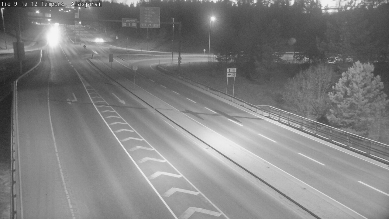 Weather Camera Image Väg 12 Tammerfors, Alasjärvi, Tampere, Pirkanmaa