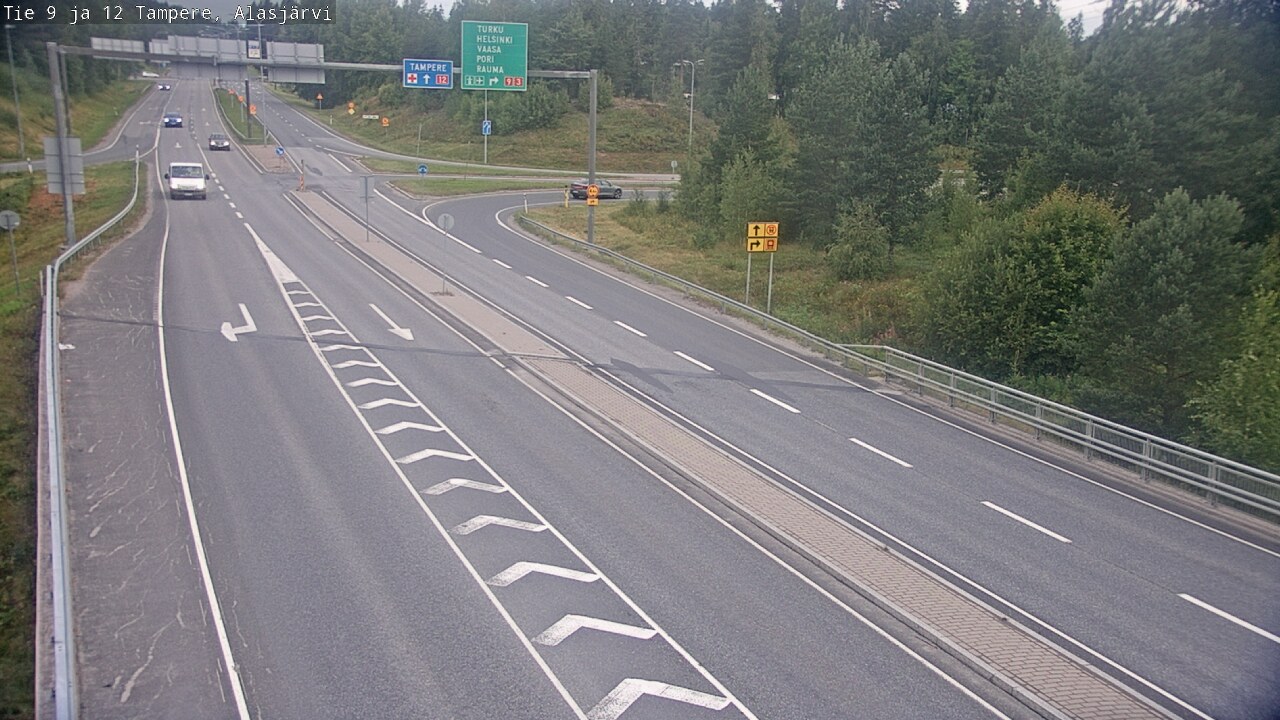 Weather Camera Image Road 12 Tampere, Alasjärvi, Tampere, Pirkanmaa