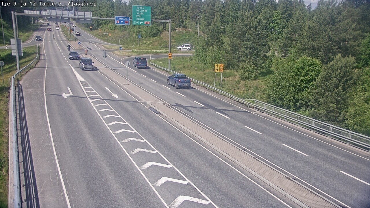 Kelikamerat Kuva Tie 12 Tampere, Alasjärvi, Tampere, Pirkanmaa
