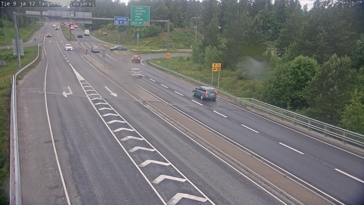 Weather Camera Image Väg 12 Tammerfors, Alasjärvi, Tampere, Pirkanmaa