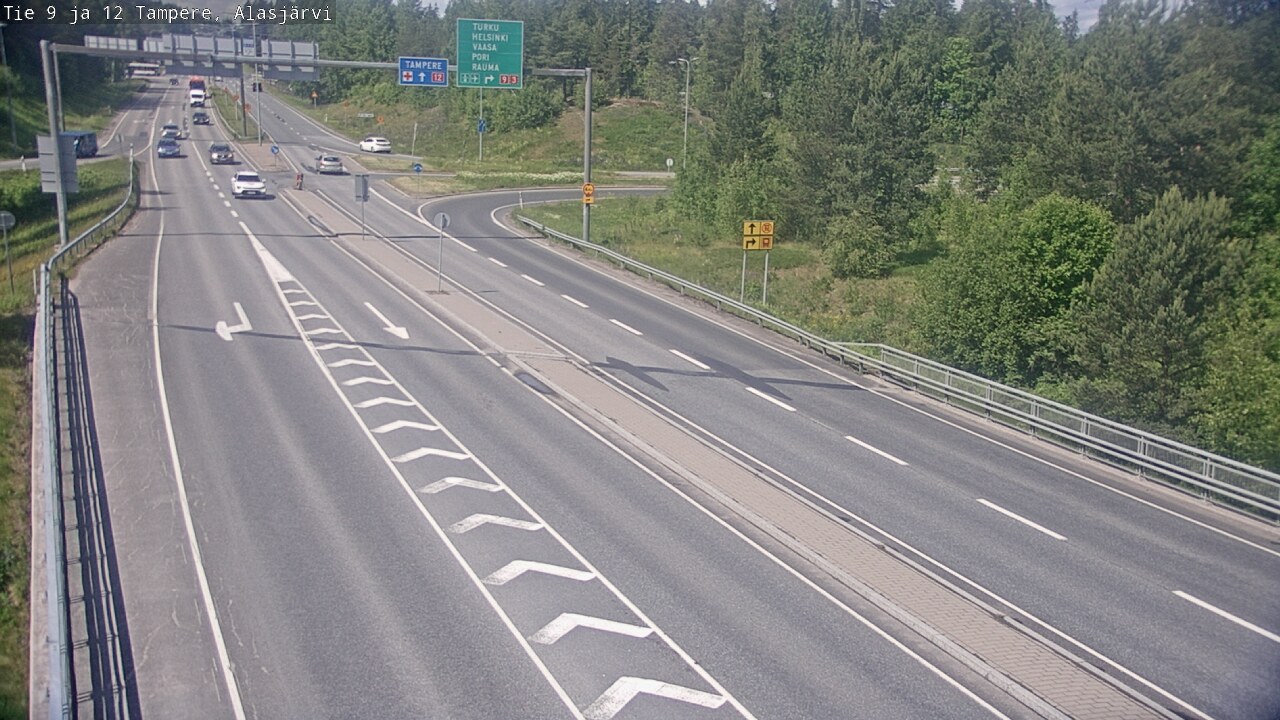 Kelikamerat Kuva Tie 12 Tampere, Alasjärvi, Tampere, Pirkanmaa
