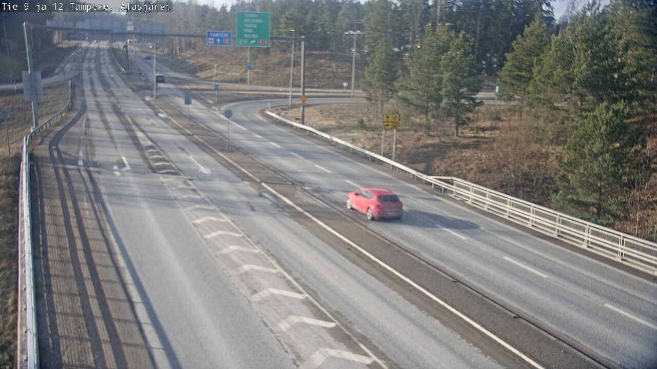 Kelikamerat Kuva Tie 12 Tampere, Alasjärvi, Tampere, Pirkanmaa