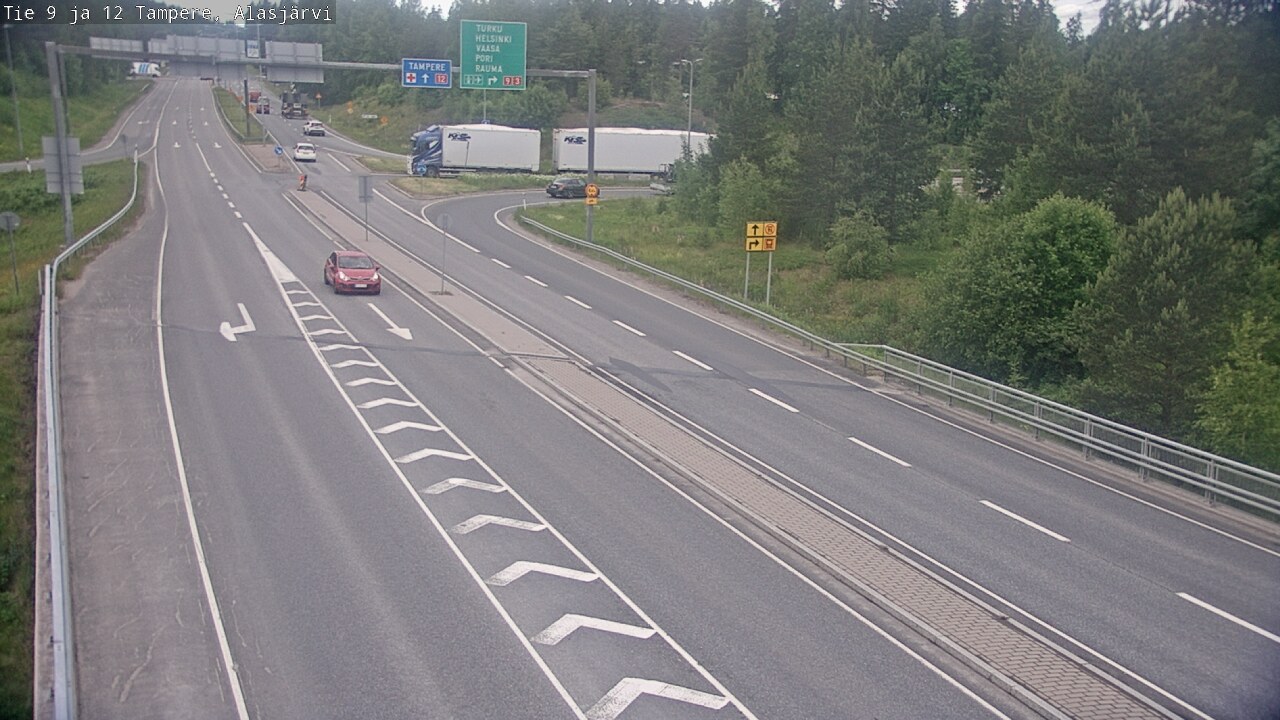 Weather Camera Image Väg 12 Tammerfors, Alasjärvi, Tampere, Pirkanmaa